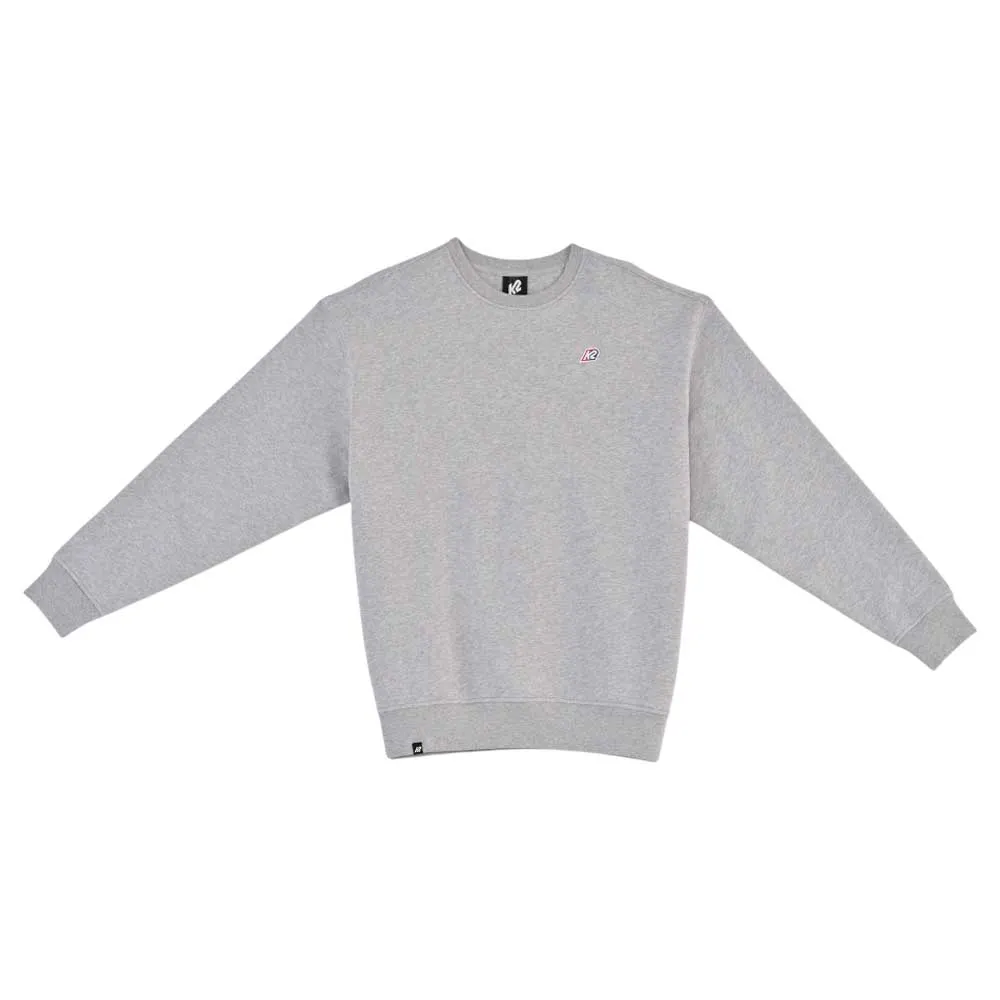 

Толстовка K2 embroidery crew, серый