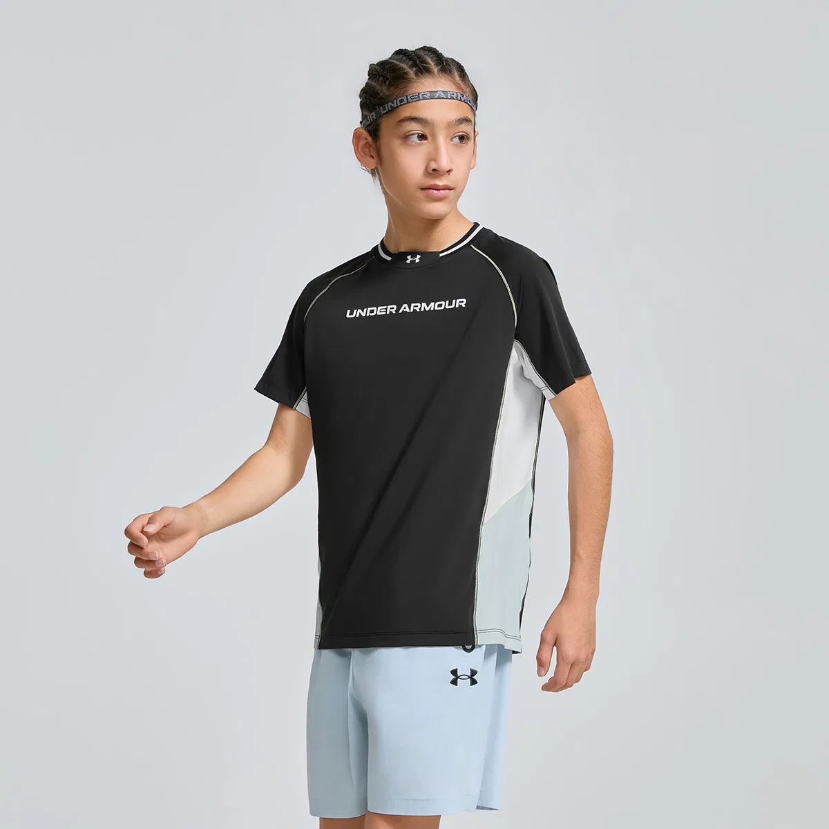 Футболка Quick Dry для подростков Under Armour, Black — фото 4