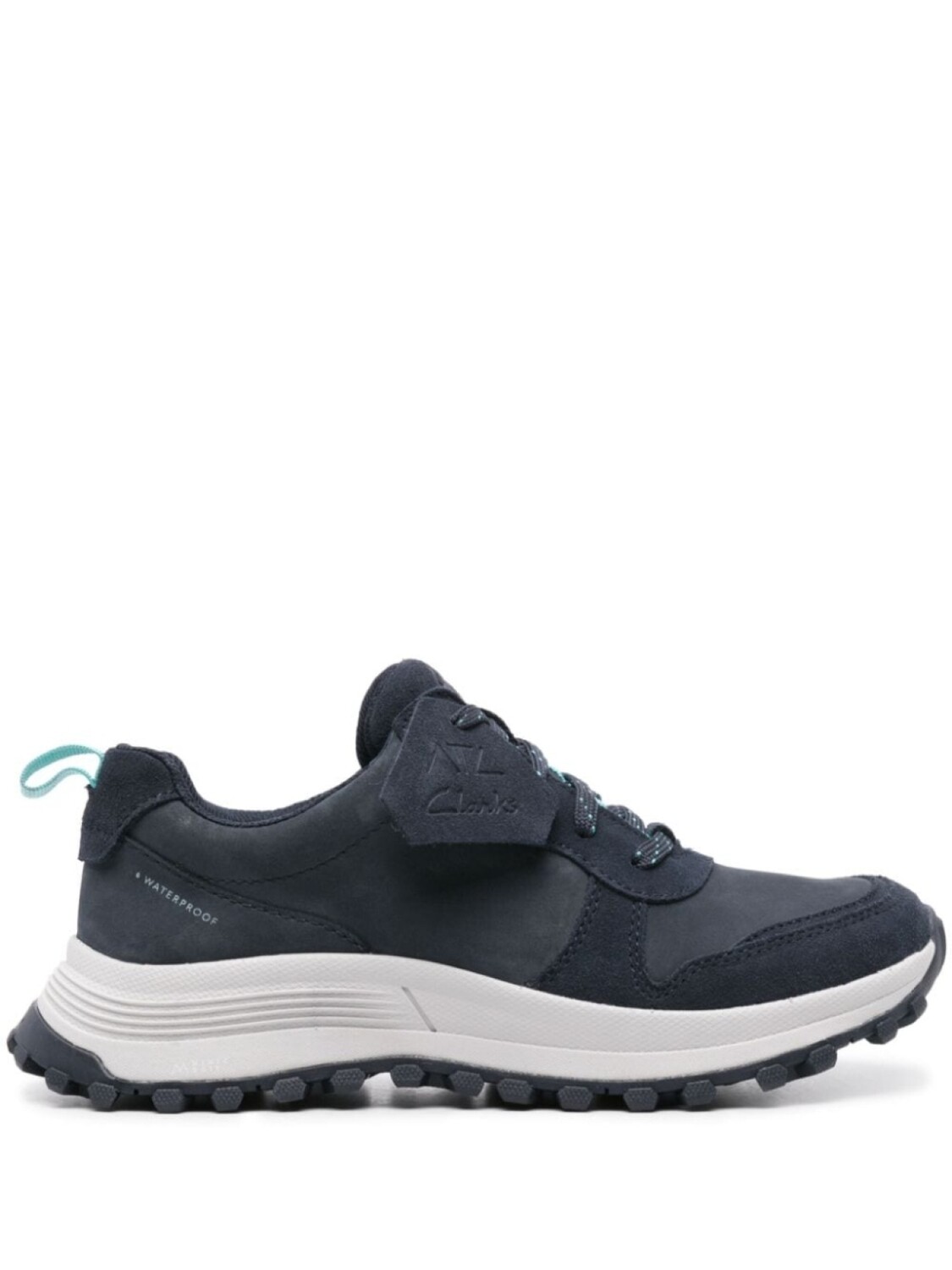 ATL Trek Free WP нубук Кроссовки Clarks, синий