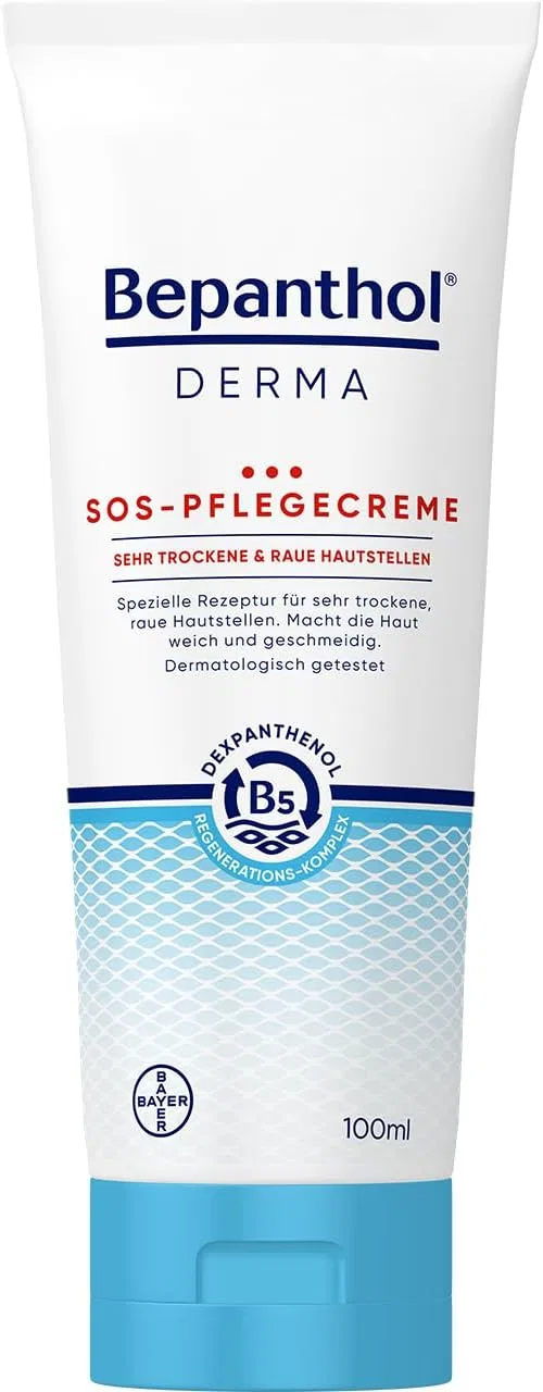 Крем для лица Bepanthol — Derma SOS Care для очень сухой и огрубевшей кожи, 100 мл