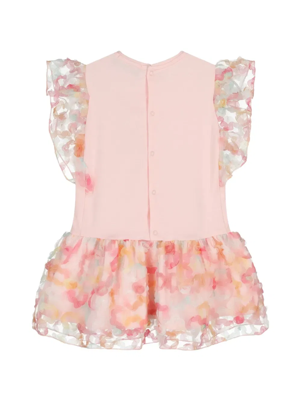 Платье с оборками Aigner Kids, розовый — фото 2