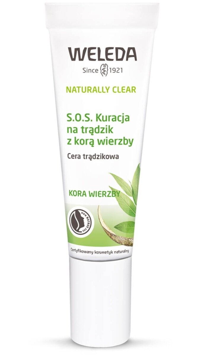 

Weleda Naturally Clear, S.O.S. лечение прыщей корой ивы, 10 мл