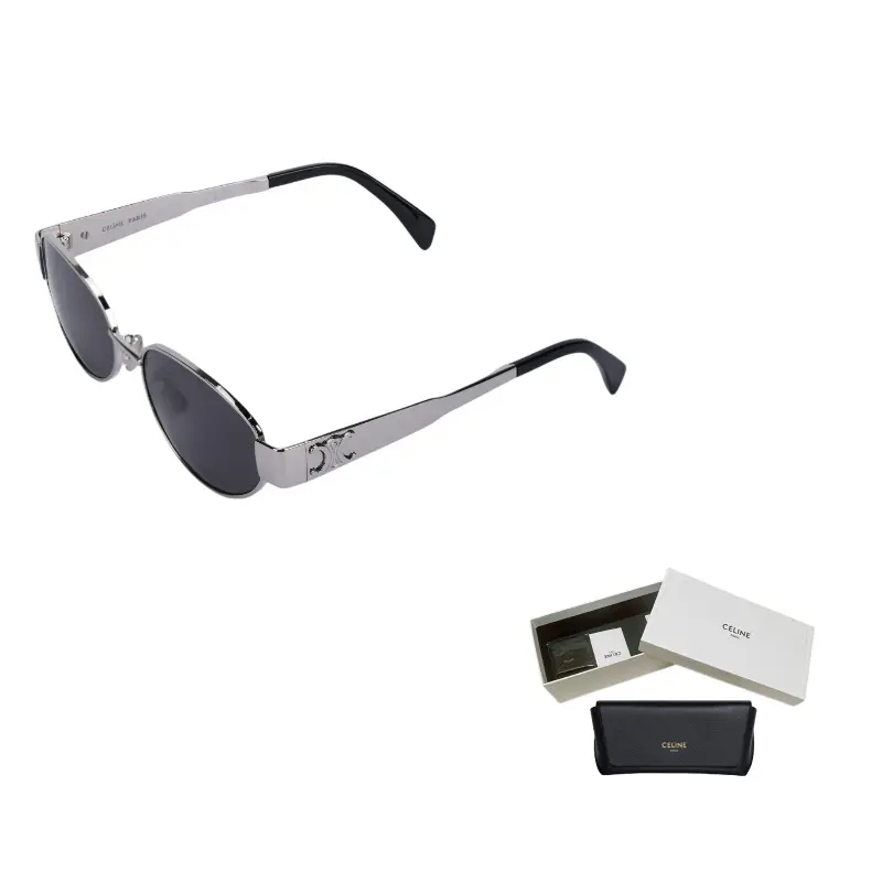 

CELINE Солнцезащитные очки овальной формы Eyewear Oval Frame, Silver