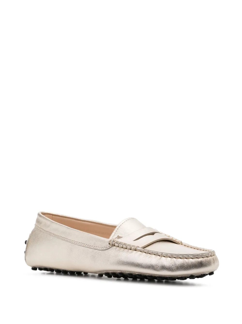 Лоферы Gommino TOD'S, золотой — фото 2