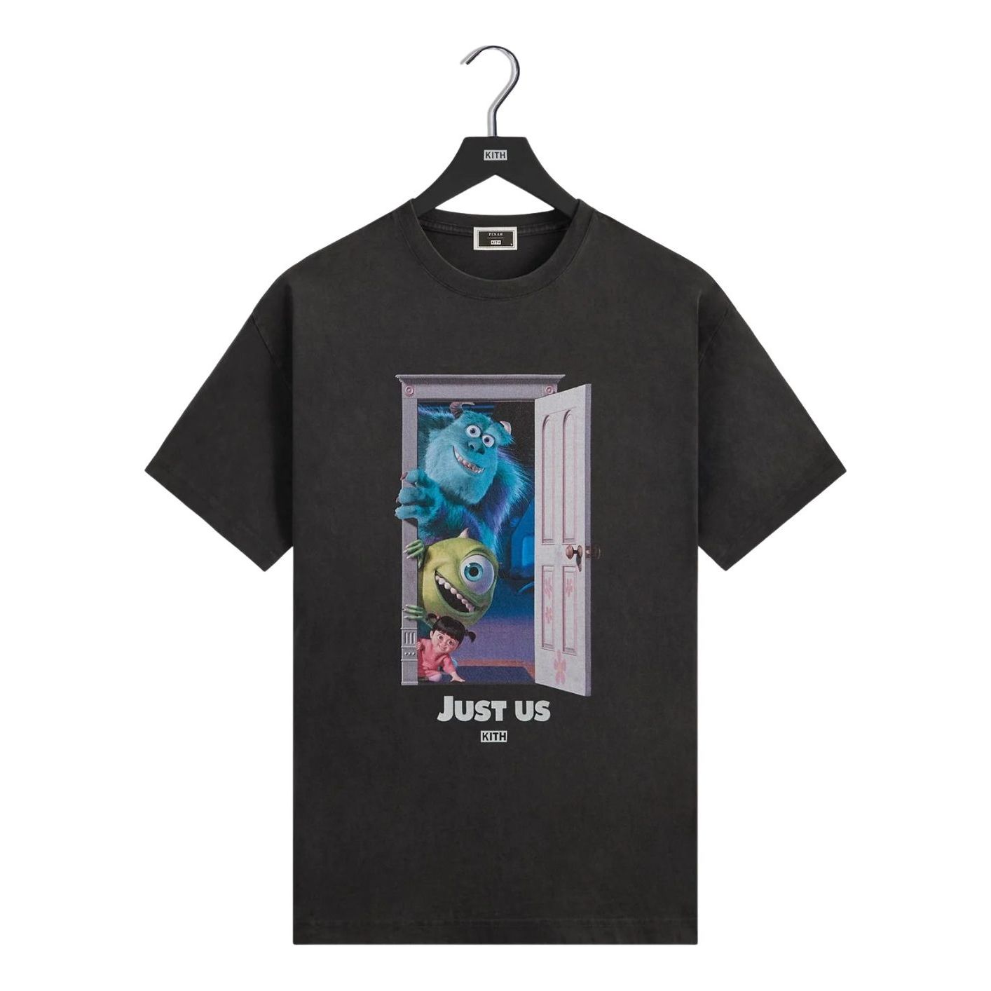 

Футболка KITH x Disney Pixar Monsters Inc. Just Us, черная