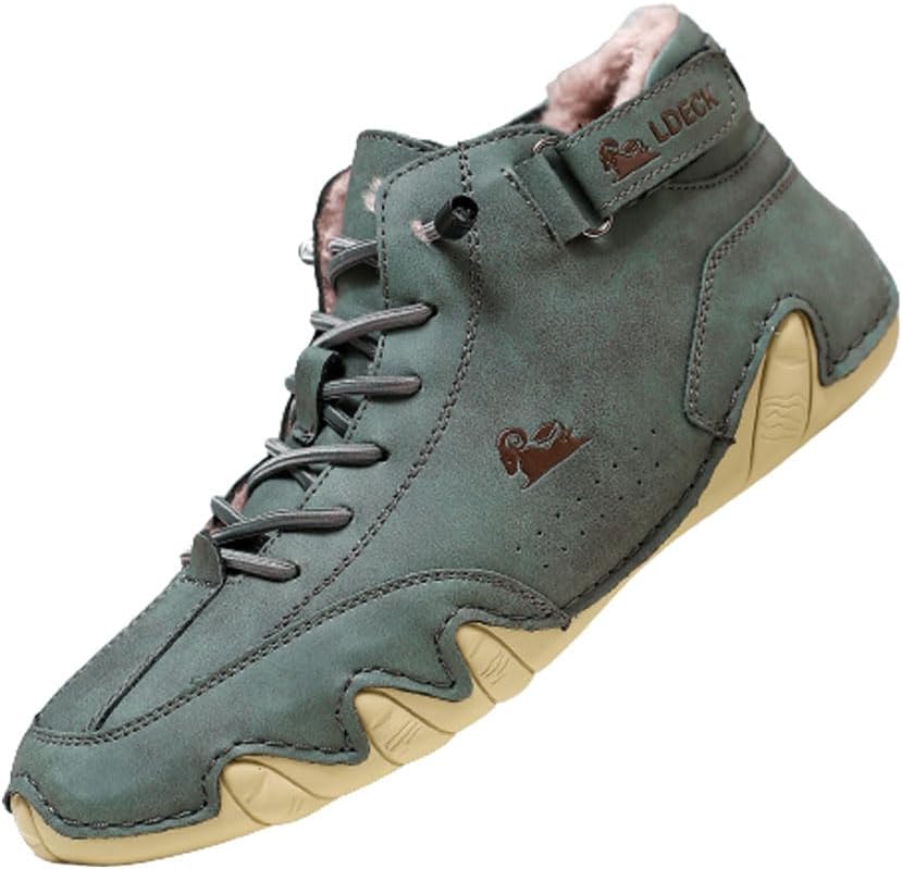 

Водонепроницаемые легкие обувь Cubicbee Explorer для походов, кемпинга и вождения на все сезоны, теплые высокие ботинки Чакка, противоскользящие итальянские спортивные ботинки ручной работы, темно-зеленый