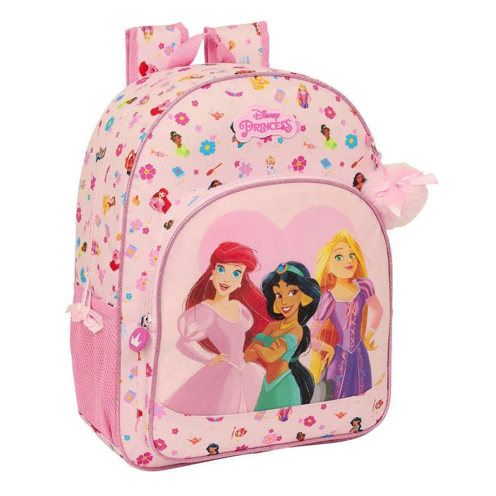 

Рюкзак Safta 612480180 Princesas Disney Summer Adventures 19 л, 33x42x14 см, розовый