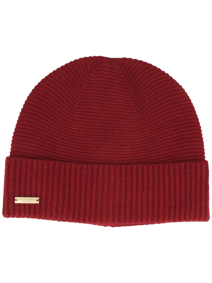 

Seeberger Красная вязаная шапка