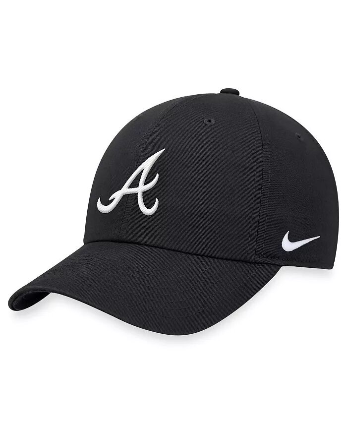 

Мужская черная регулируемая кепка Atlanta Braves Club Nike