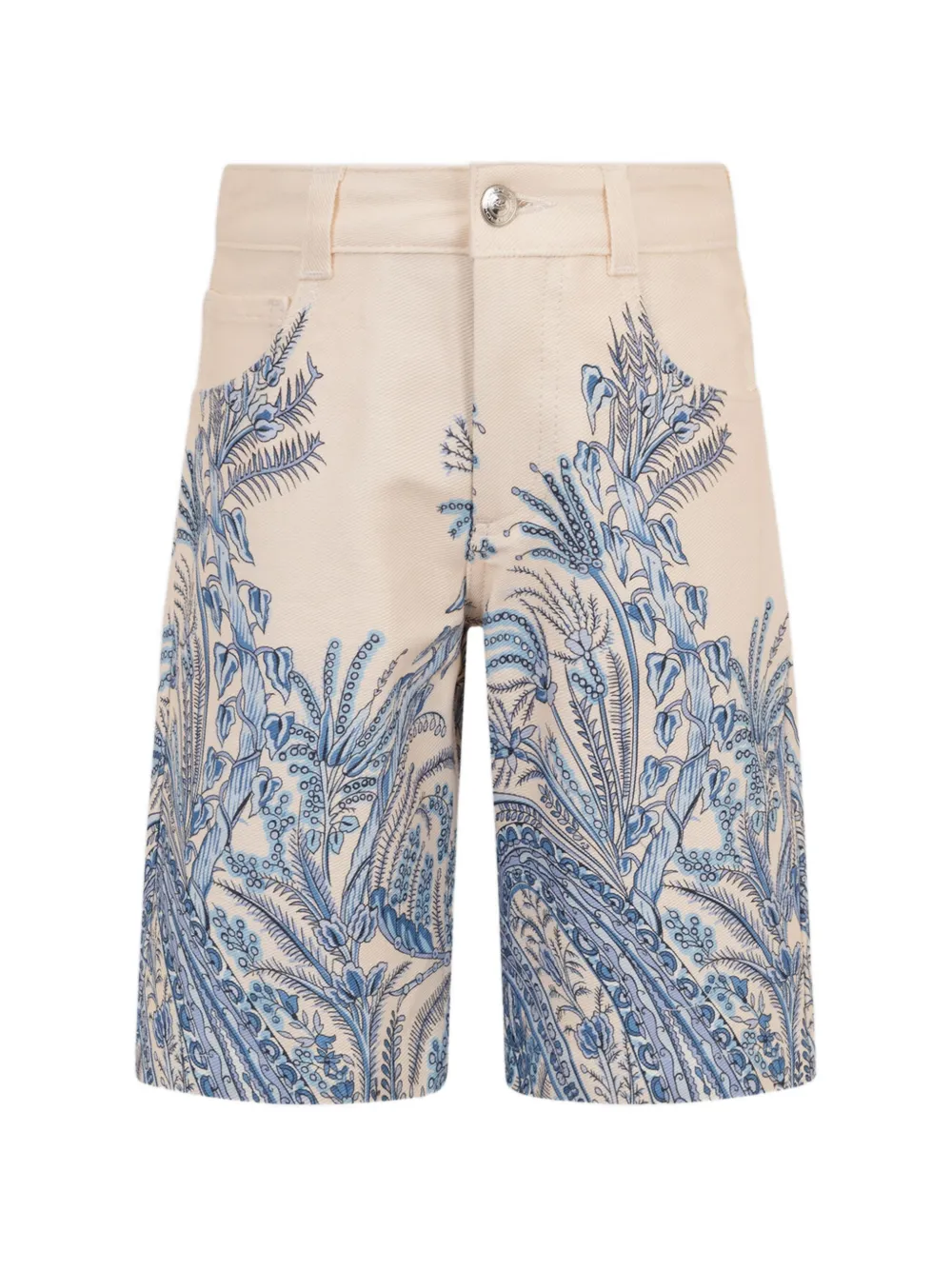 

Шорты-бермуды с принтом пейсли Etro Kids, бежевый