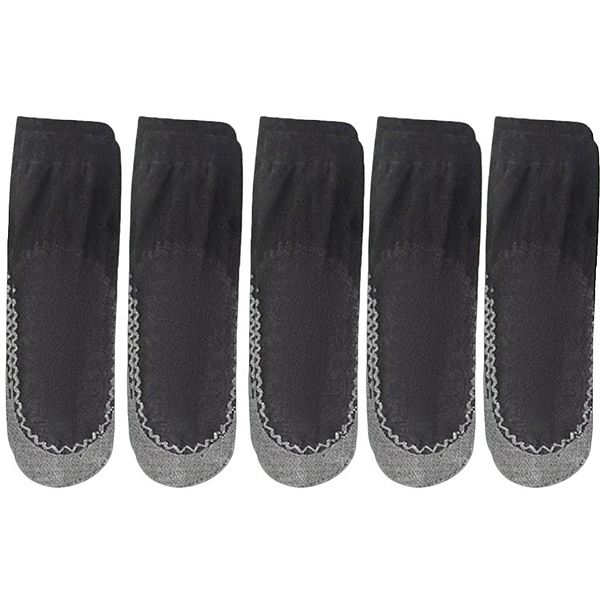 

Женские носки-невидимки 5 шт с противоскользящей пяткой Anna-Kaci, Black