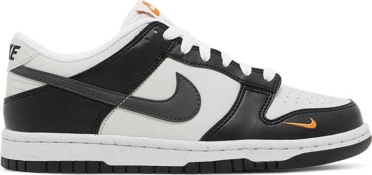 

Кроссовки Dunk Low GS 'Black Bright Mandarin', черный