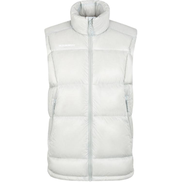 

Пуховый жилет мужской, воротник-стойка, средней жесткости, другие характеристики Mammut, sage зеленый