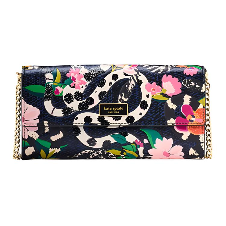 

Kate Spade Кожаная сумка через плечо миниатюрная женская черная