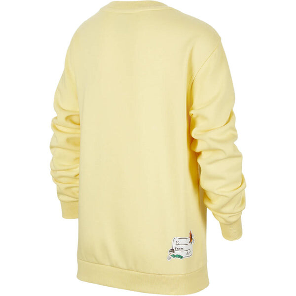 Свитер sportswear club fleece sweatshirt 'yellow' Nike, желтый — фото 2