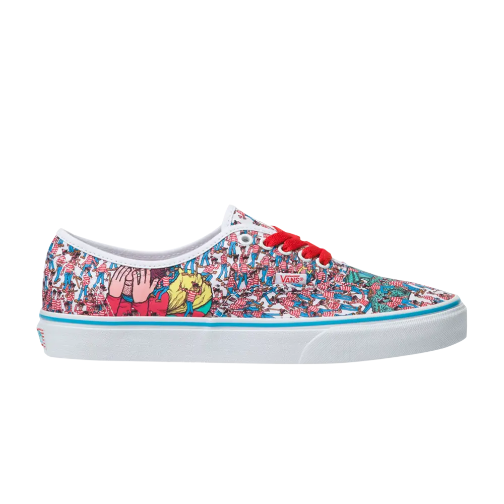 

Кроссовки Where's Waldo x Authentic Vans, мультиколор