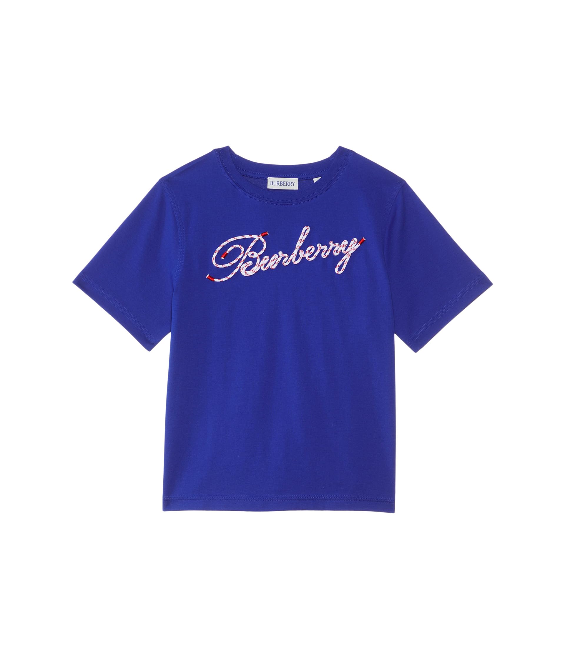 

Футболка Burberry Kids Cedar Rope Script T-Shirt, цвет Knight