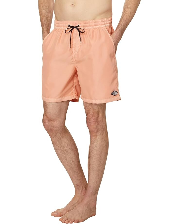 

Шорты для плавания Billabong All Day Overdye Layback Volley Boardshort, цвет Dusty Melon