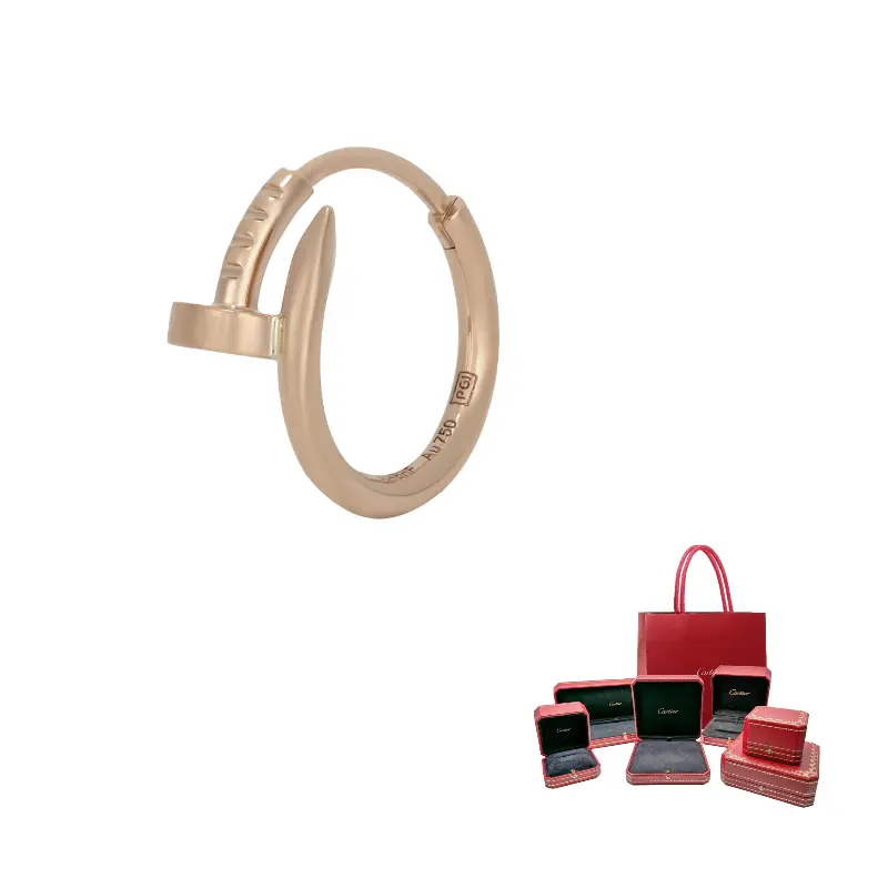 

Серьги из розового золота 18 карат Women's Rose Gold Cartier, розовое золото