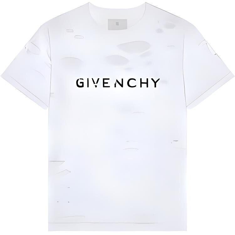 

Футболка с логотипом мужская белая Givenchy, белый