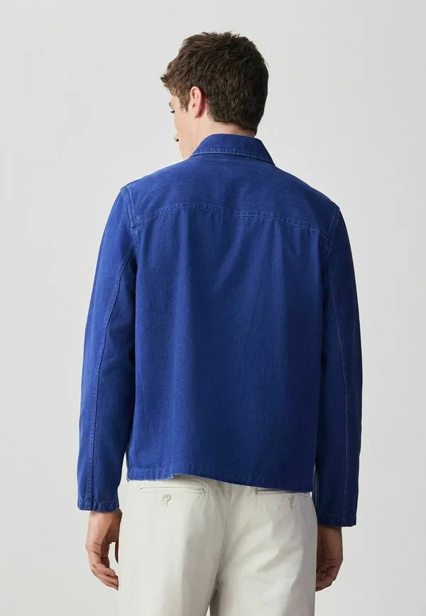 Джинсовая куртка стандартного кроя Next, Blue Indigo — фото 3