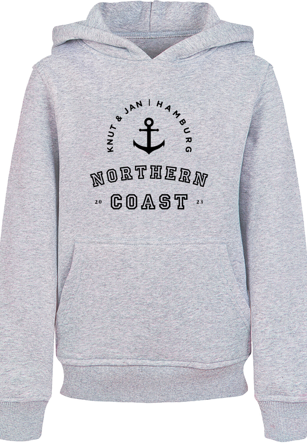 

Пуловер F4NT4STIC Hoodie Northern Coast Knut & Jan Hamburg, цвет grau meliert