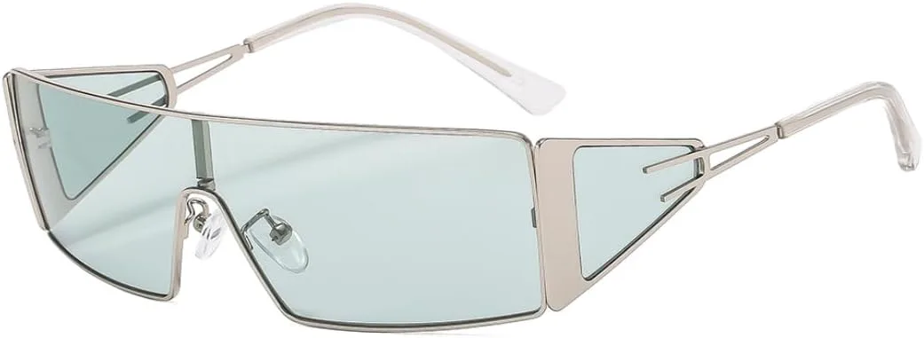 

Женские солнцезащитные очки в стиле панк, прямоугольные, ретро, ​​роскошные, в золотой оправе, солнцезащитные очки с защитой от УФ-излучения UV400 TKKTLLT, Yellow