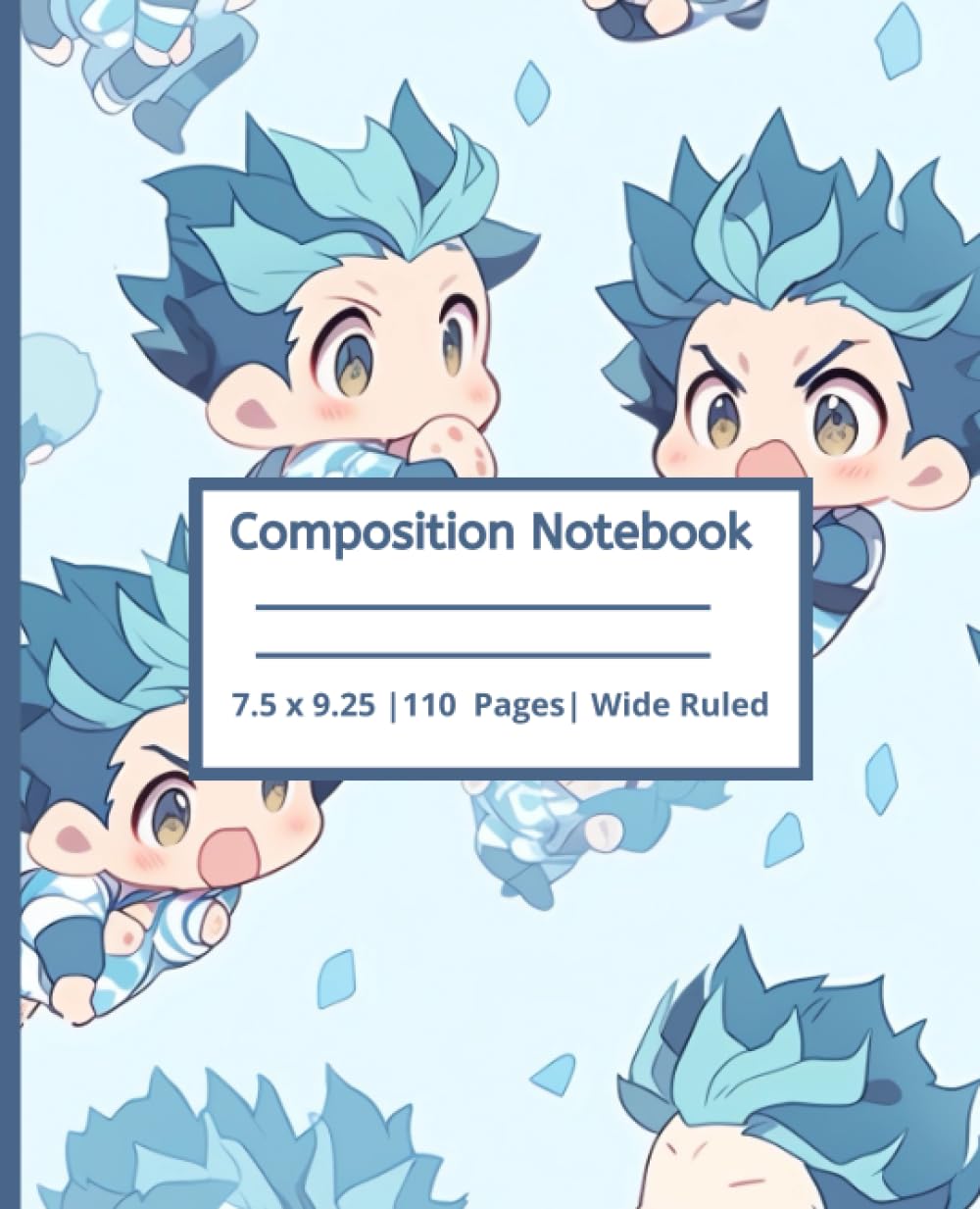 

Anime Composition Notebook for Kids -Students: Wide Ruled 110 Pages 7.5"x 9.25" - Back to School (Independently published)