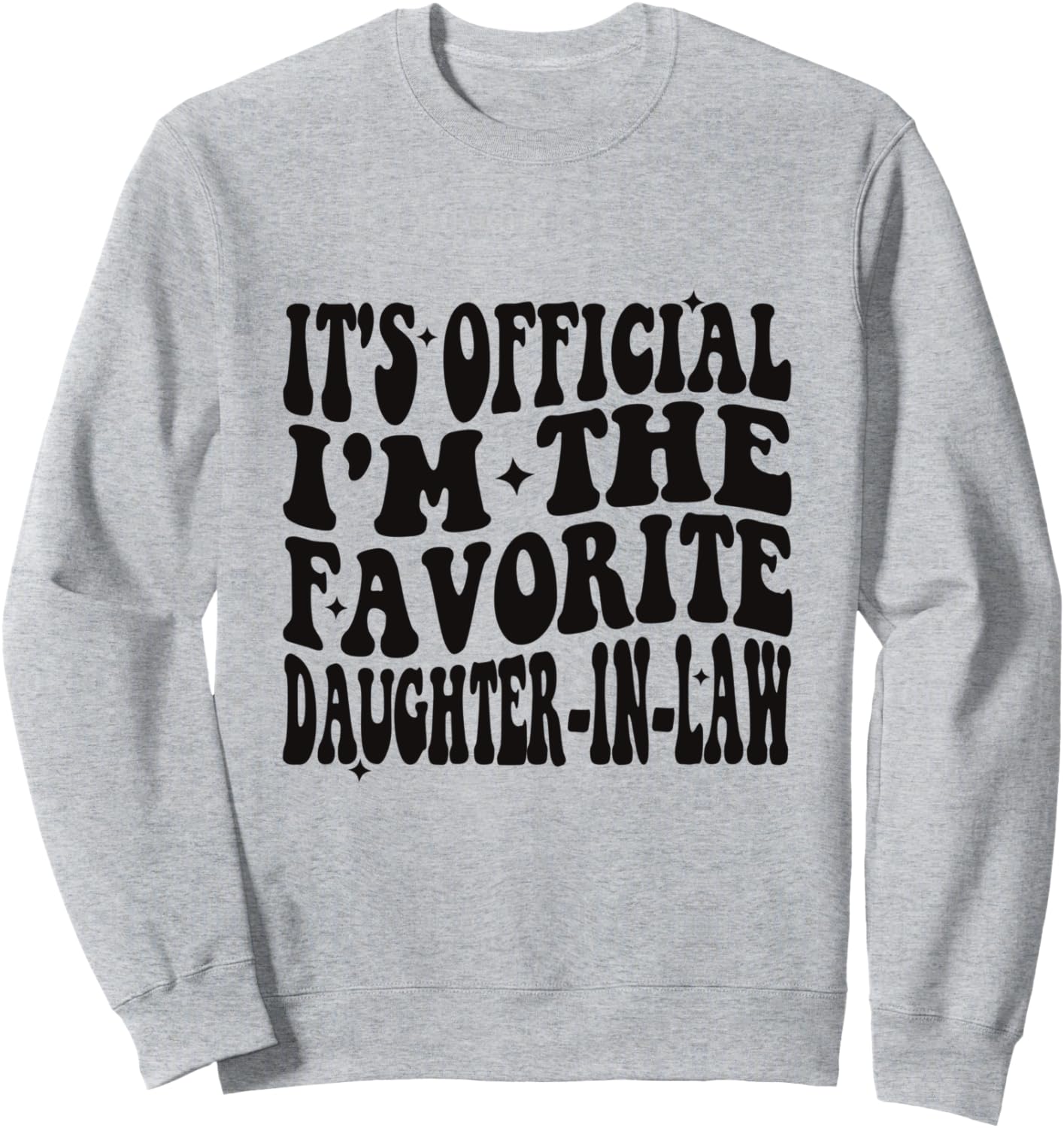 

Официальная забавная толстовка Я твоя любимая падчерица Funny Family Humor, серый