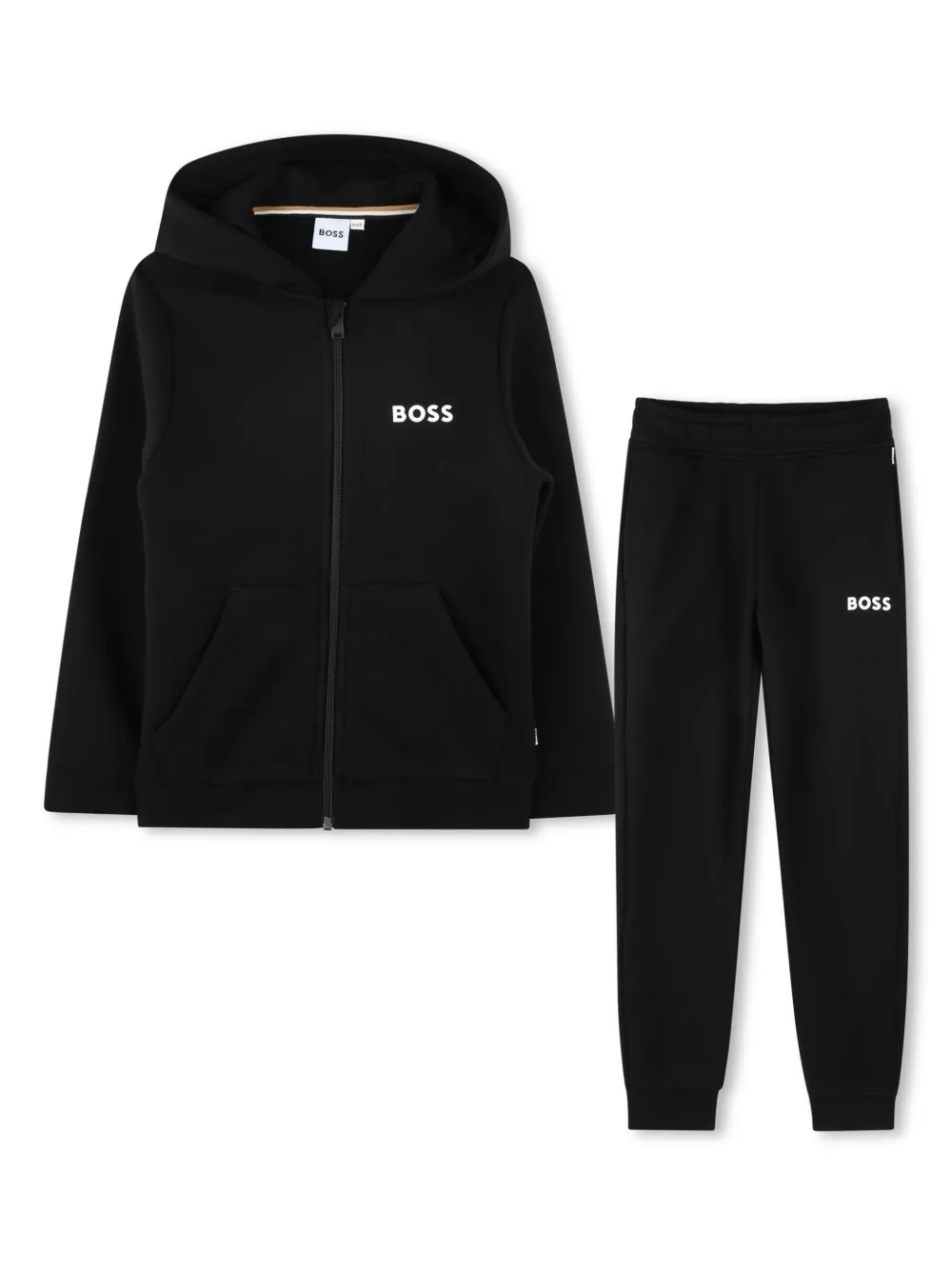 

Спортивный костюм с логотипом BOSS Kidswear, черный