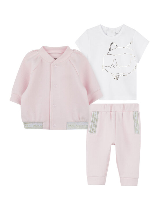 

Спортивный костюм обычный крой Z30521 M Karl Lagerfeld Kids, розовый