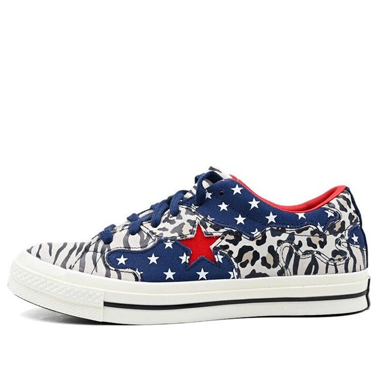 

Кеды Converse One Star Leopard grain Brown 'Black White Red', красный