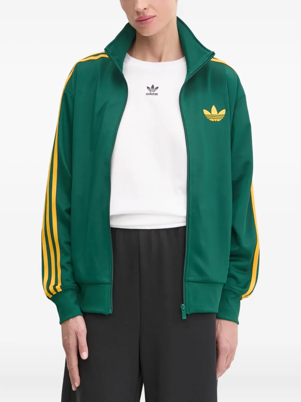 

Спортивная куртка Firebird с полосками adidas, зеленый