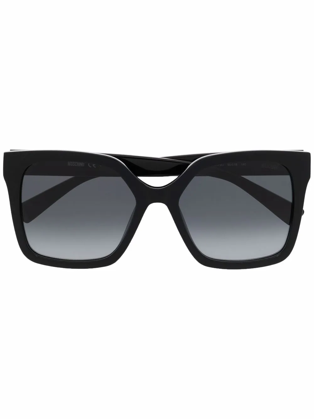 

Солнцезащитные очки с эффектом градиента Moschino Eyewear, черный