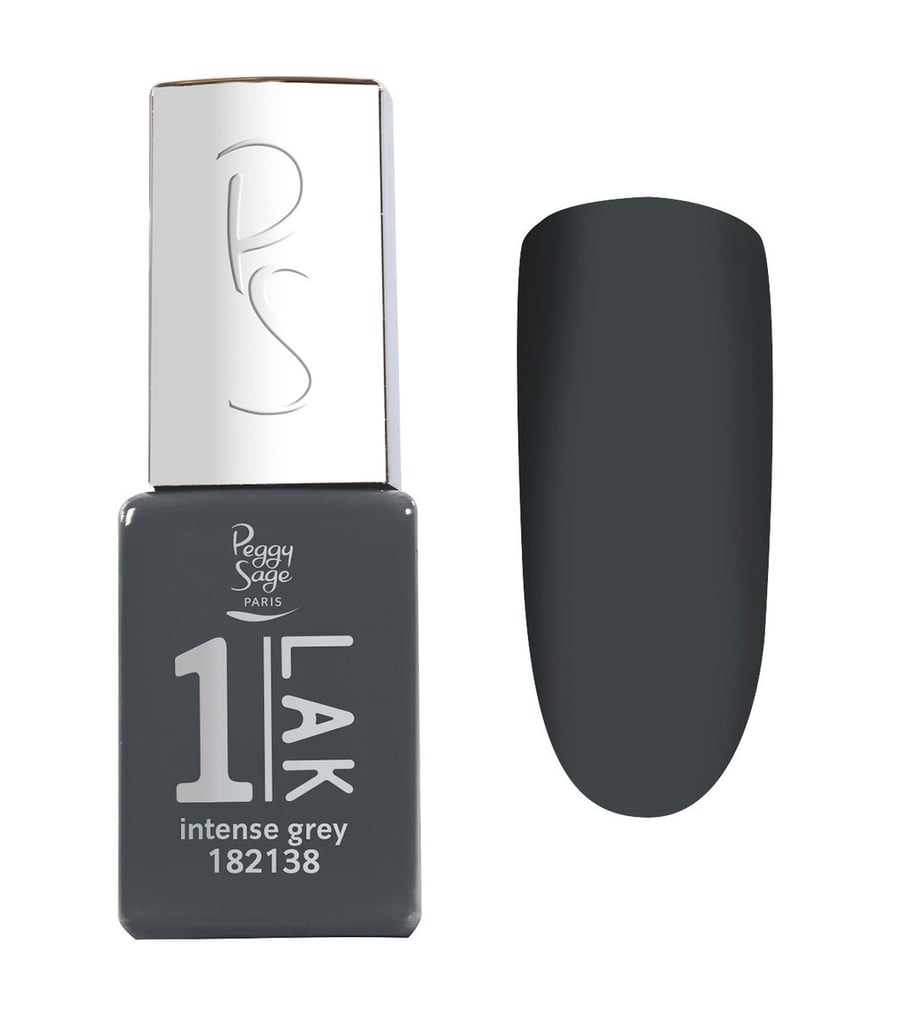 

1LAK Intense Grey гибридный лак 3в1 5мл Peggy Sage