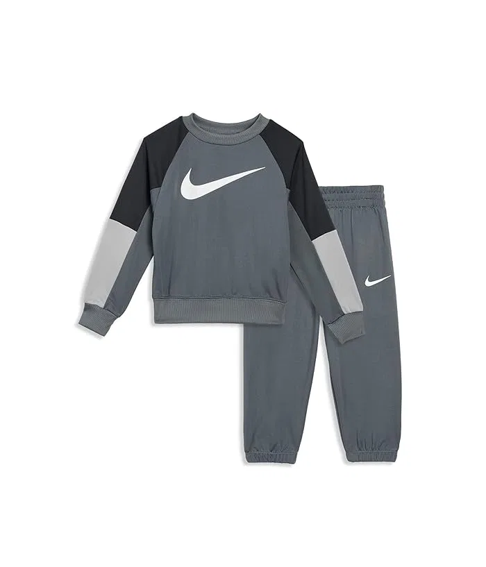 Спортивный комплект Lifestyle Essentials флис Nike Kids, Cool Grey/Aurora Blue/Psychic Blue