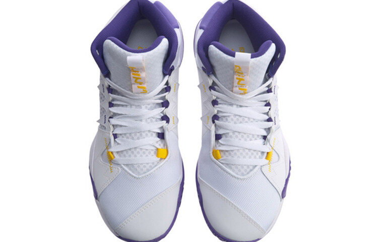 Кроссовки Li Ning Lining Storm 1, белый/фиолетовый — фото 4
