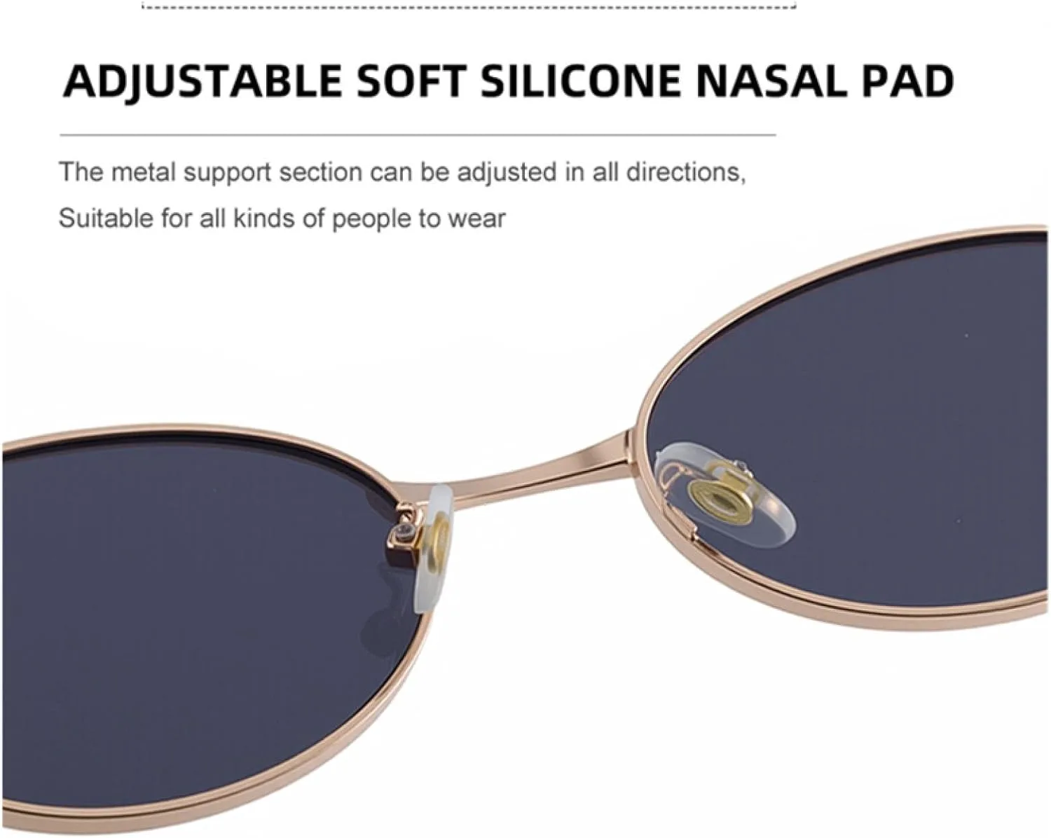 

Винтажные панк-солнцезащитные очки овальной формы для женщин, роскошные модные металлические солнцезащитные очки в маленькой оправе TOIPASTN, C4whiteyellow