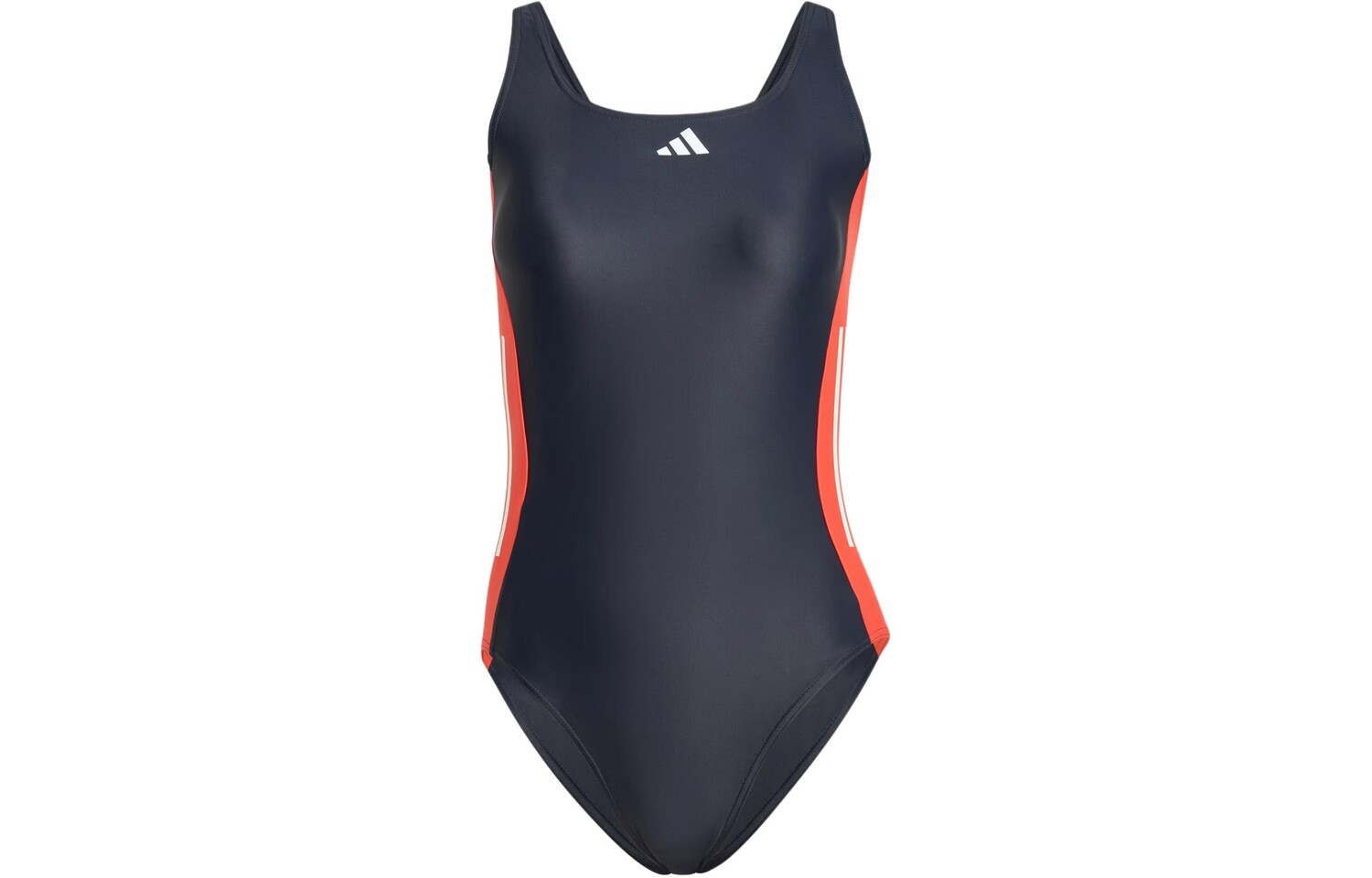 

Слитный купальник Adidas Colorblock 3-Stripes, темно-синий/красный