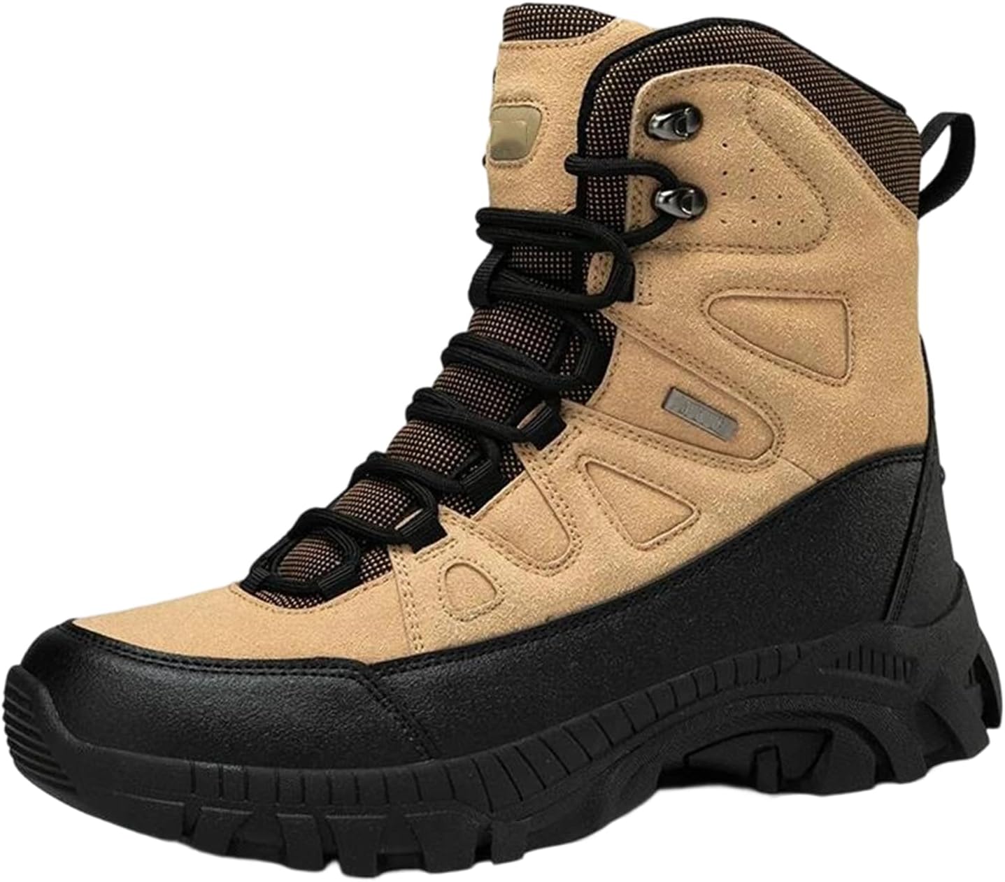

Мужские тактические водонепроницаемые походные ботинки Alloaone с противоскользящей подошвой для активного отдыха и военных действий, для скалолазания, хаки