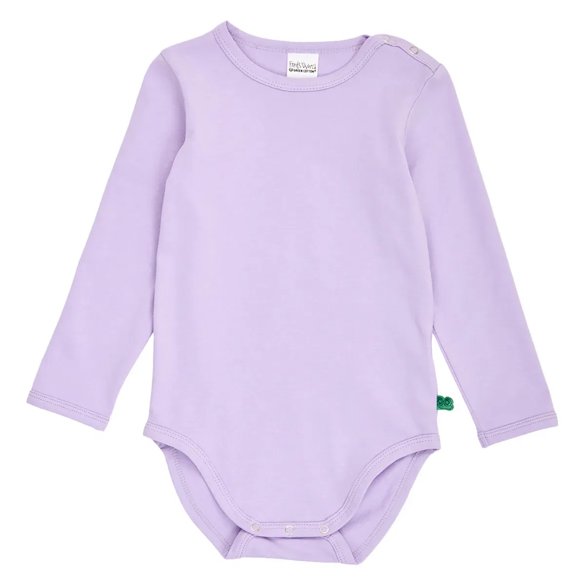 Боди с длинным рукавом из органического хлопка Fred´s World by GREEN COTTON, лиловый
