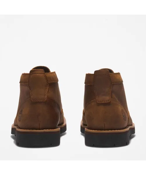 Ботинки водонепроницаемые чакка бренда Timberland из кожи, цвет коричневый — фото 4