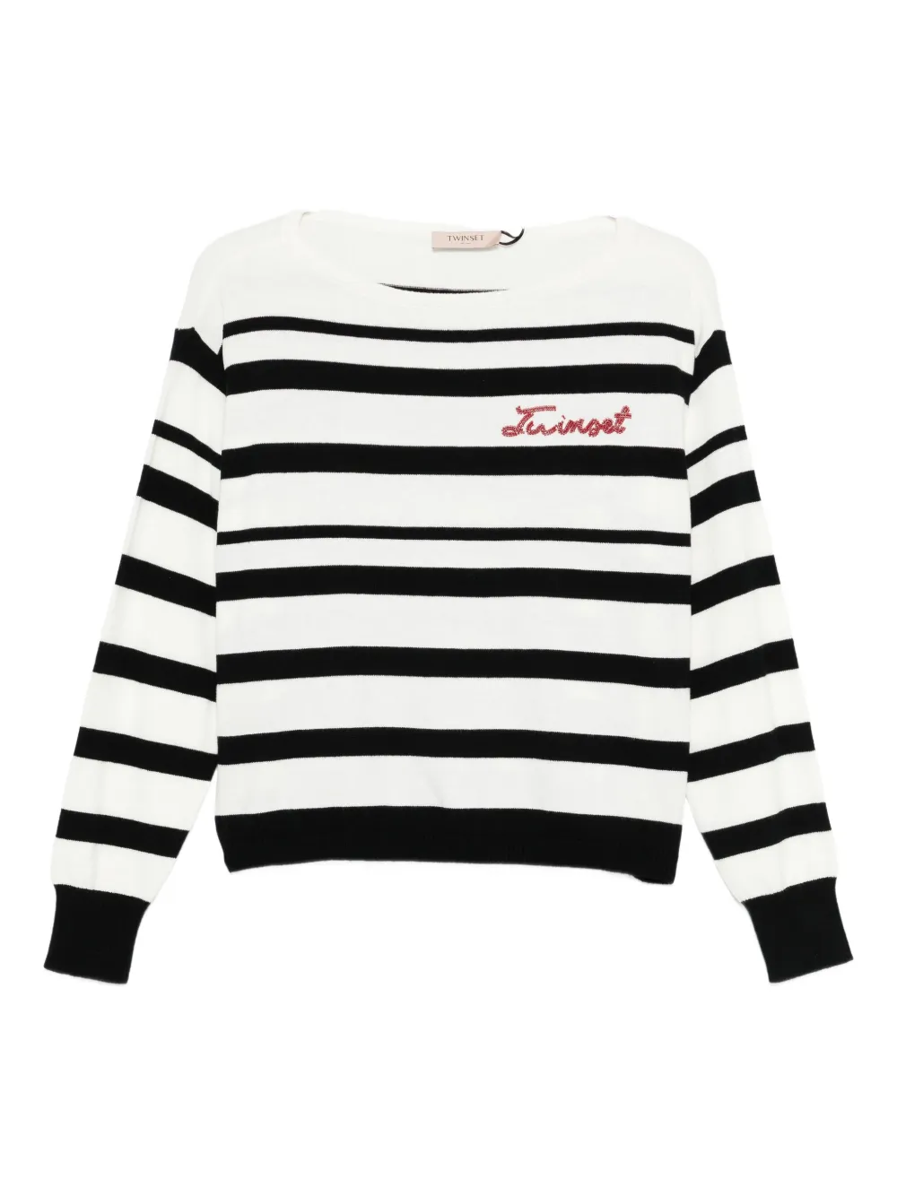

Свитшот в полоску Twinset, белый