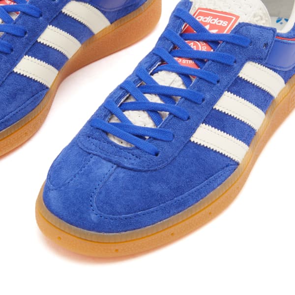 Spzl handball cup Adidas, semi lucid синий, кремовый белый & gum — фото 3