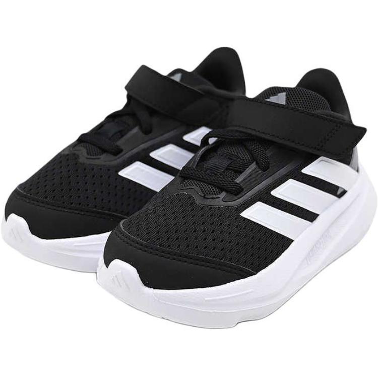 Износостойкие дышащие низкие детские туфли для младенцев и малышей Adidas, черный — фото 3