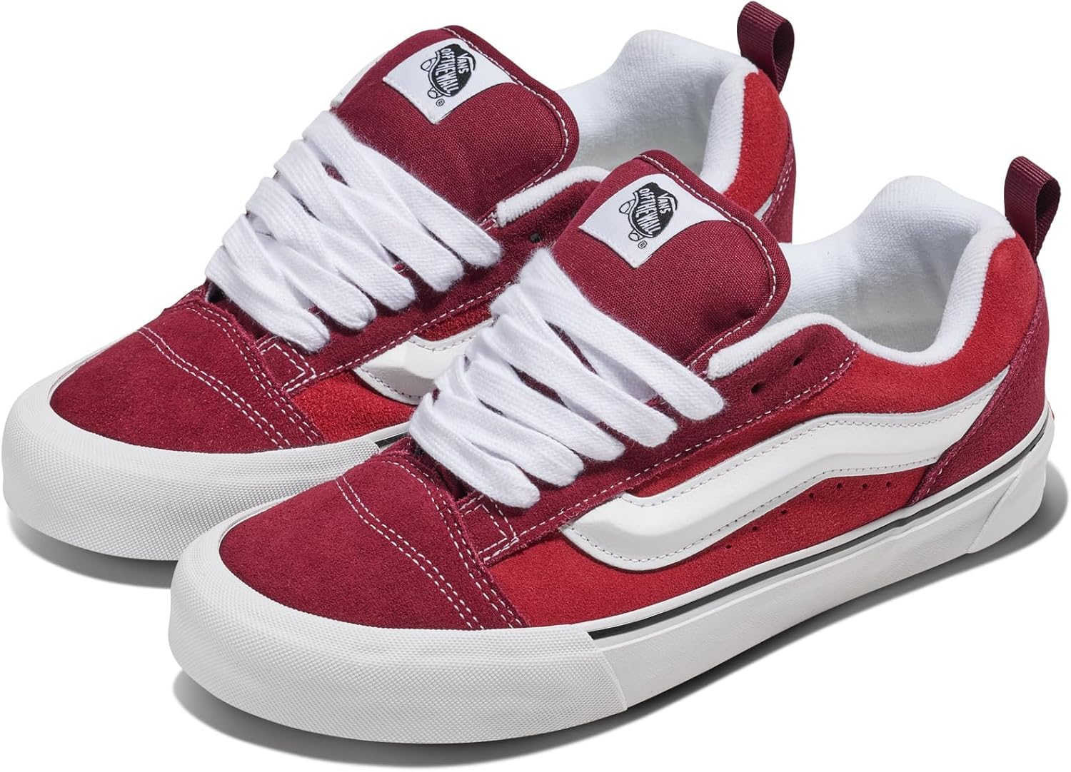 Кроссовки Vans Knu Skool Color Theory Bordeaux — фото 2