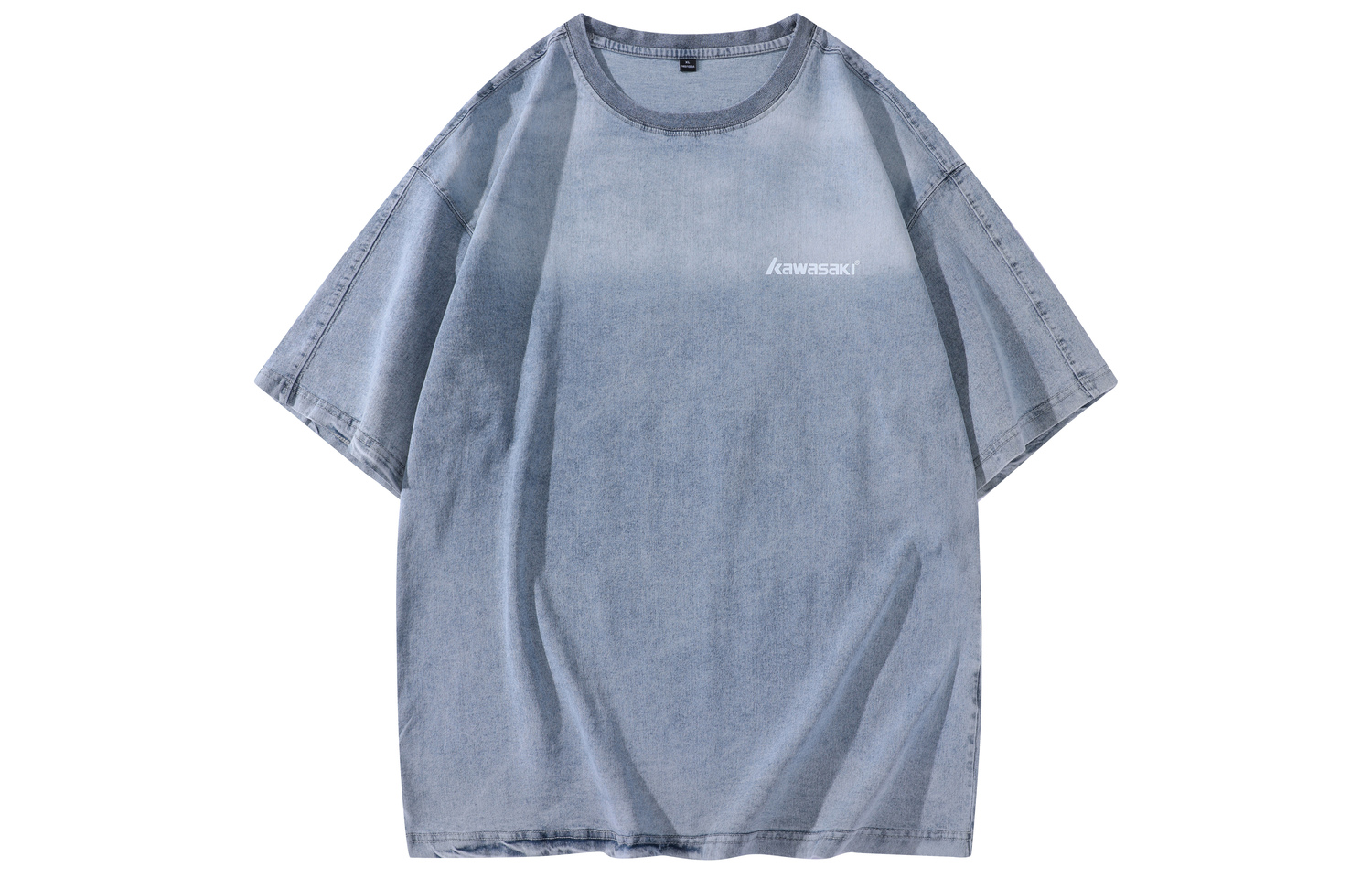 

Футболка унисекс Kawasaki, темно-синий