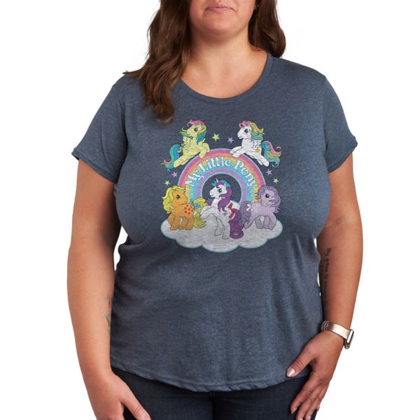 

Плюс футболка с графическим принтом группы My Little Pony Licensed Character, цвет heather light blue