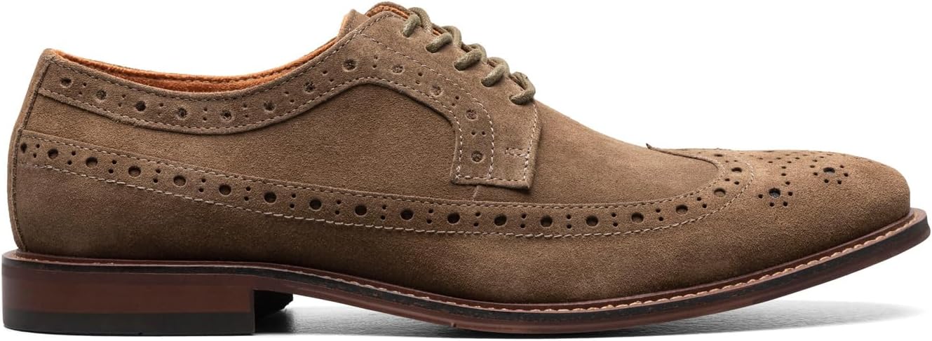 Мужские оксфорды Stacy Adams Marligan Wingtip, Mocha — фото 2