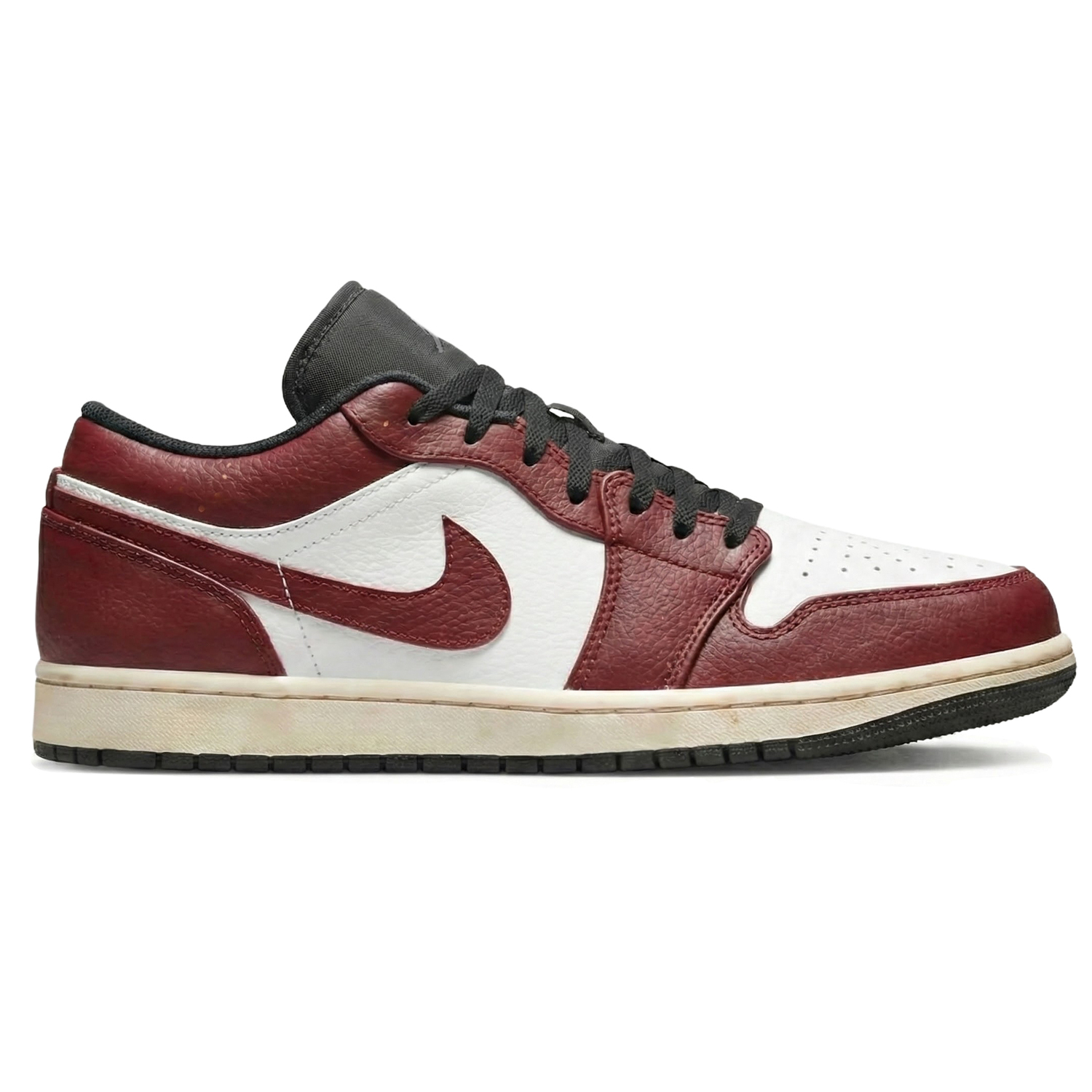 Jordan Air 1 Low CNY Horse Year, Three Times Laboratory, красная кобыла золото устойчивость к истиранию низкий верх — фото 3